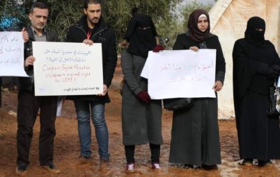 حملة “التضامن مع اهلنا في مخيمات الشمال السوري”
